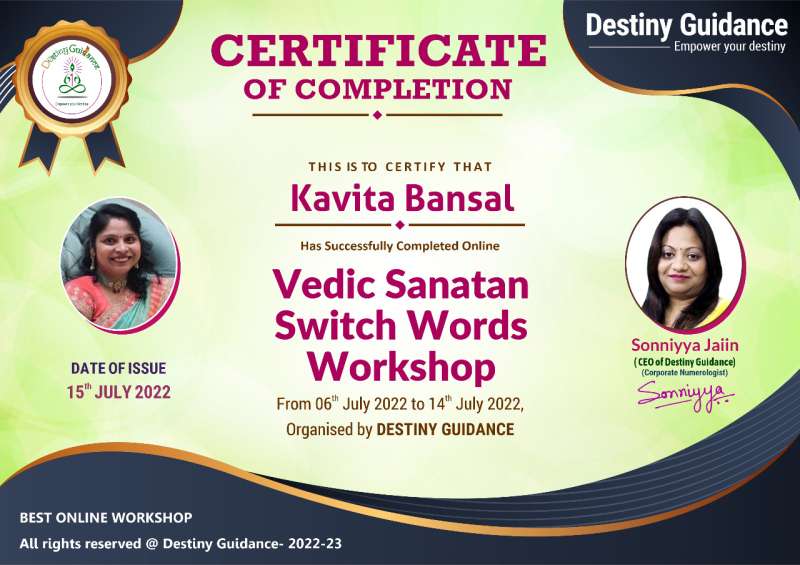 Vedic Sanatan workshop